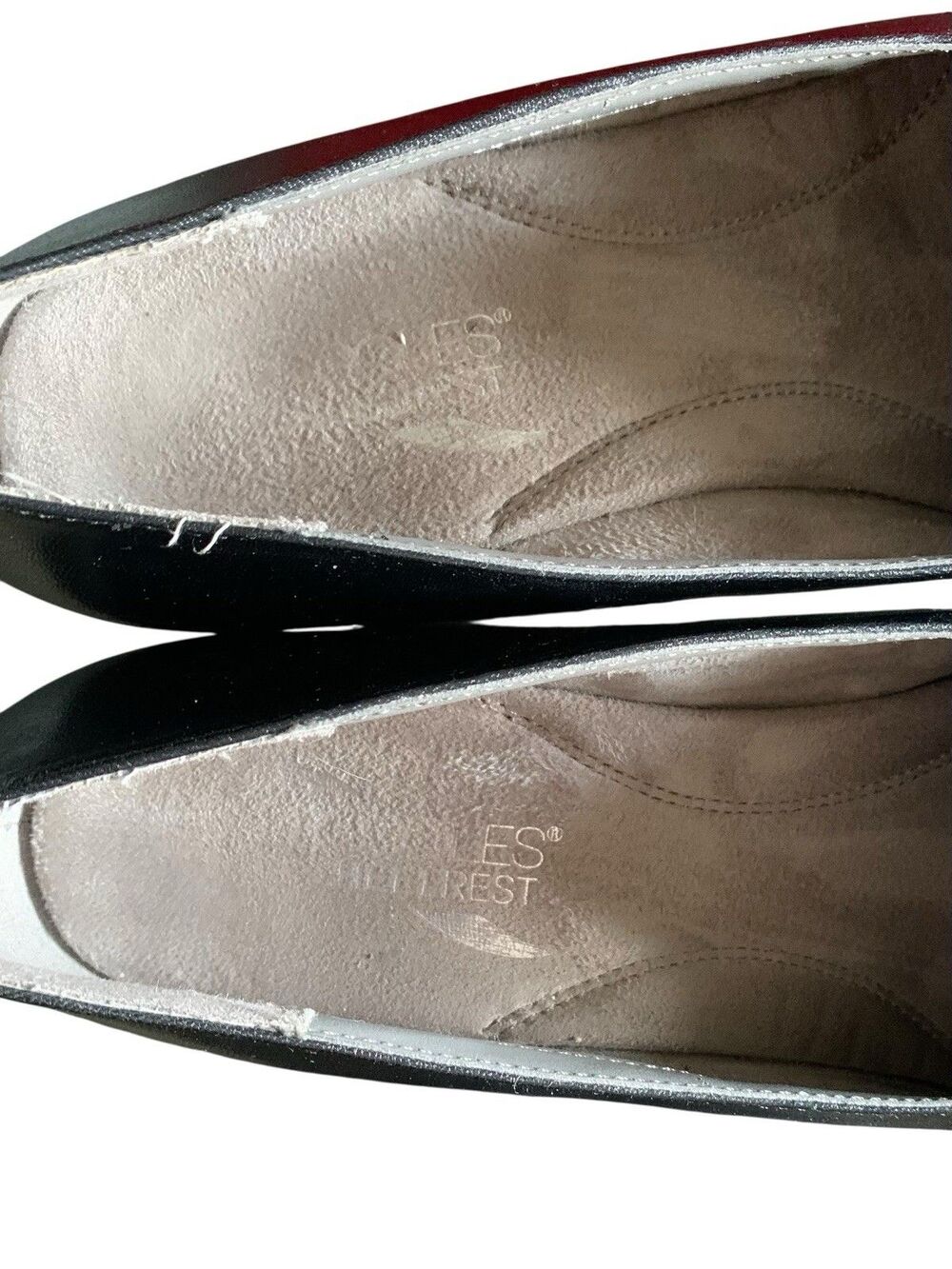Aerosoles "Lovely" Black Memory Foam Comfort Wedge Heel Shoes - Womens Size 8 - Picture 6 of 8